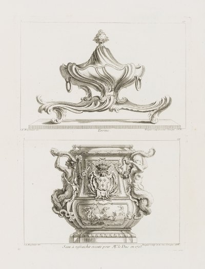 Terrina, tav. 57 in Oeuvre de Juste-Aurele Meissonnier da Juste Aurèle Meissonnier